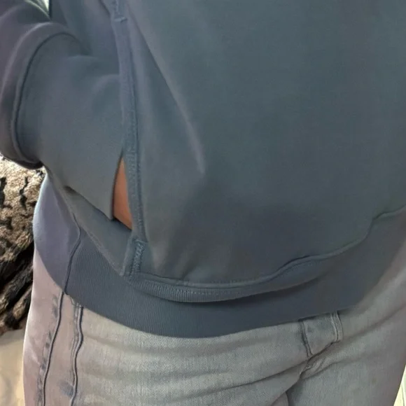 Abercrombie & Fitch Gray Sweatshirt with Black Logo - Picture 2 of 4